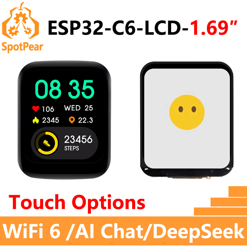 Esp32 C6 - Waveshare ESP32-C6 1.69inch Touch LCD Option