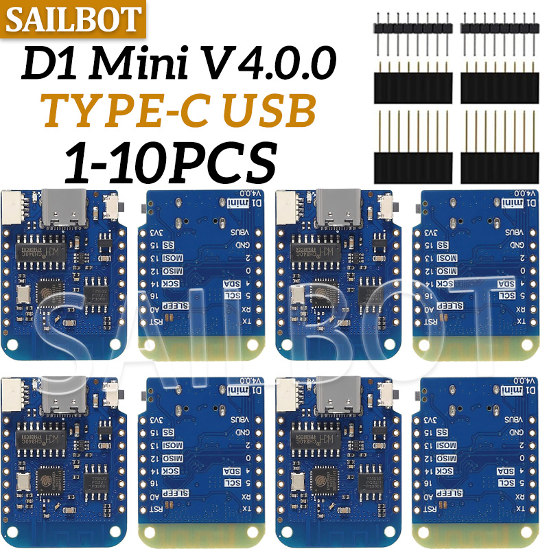 Esp8266 Nodemcu - 1-10PCS WeMos D1 Mini ESP8266 WIFI