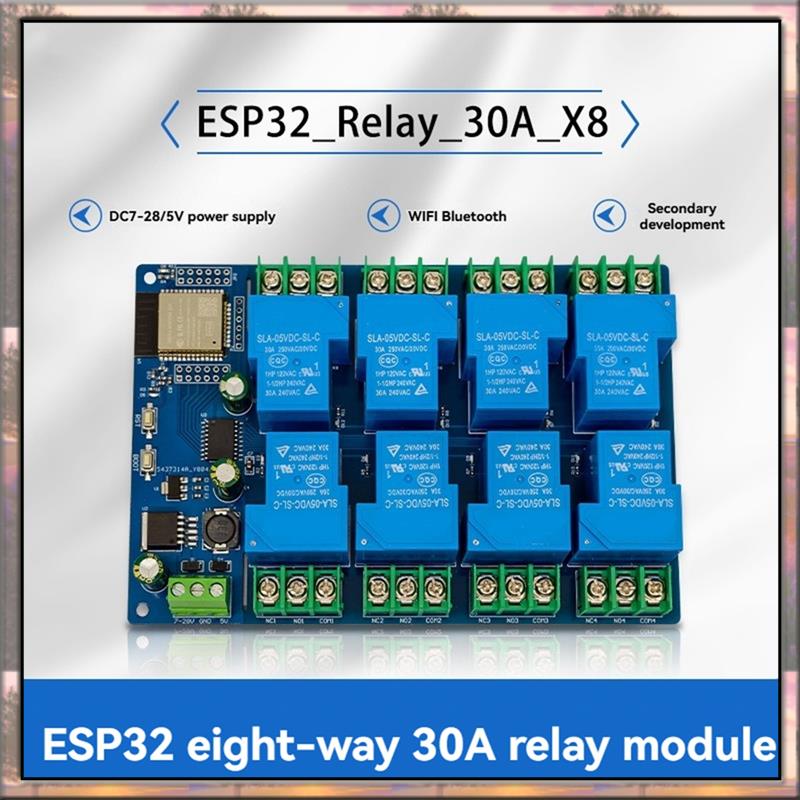 Espressif Esp32 - BAAZ HOT 8 Channel Relay Module