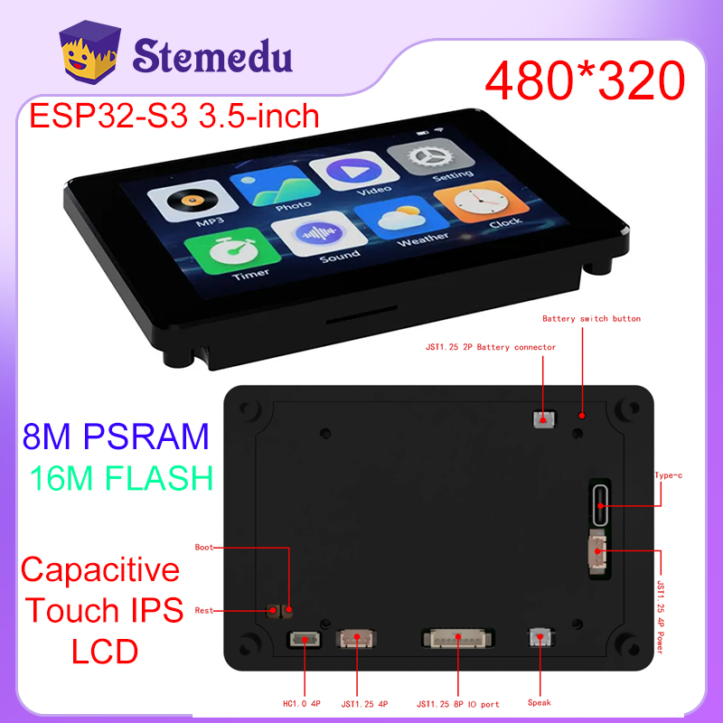 Espressif Esp32 - Mini ESP32-S3 3.5inch Capacitive Touch IPS