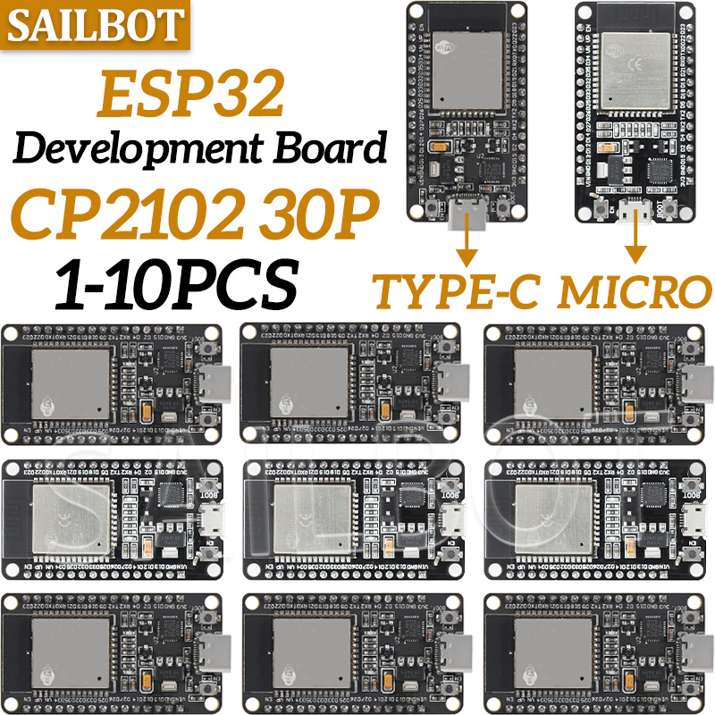 Esp32 Devkit - 1/5/10PCS WR-32 32-S Development Board WiFi+Bluetooth-compatible