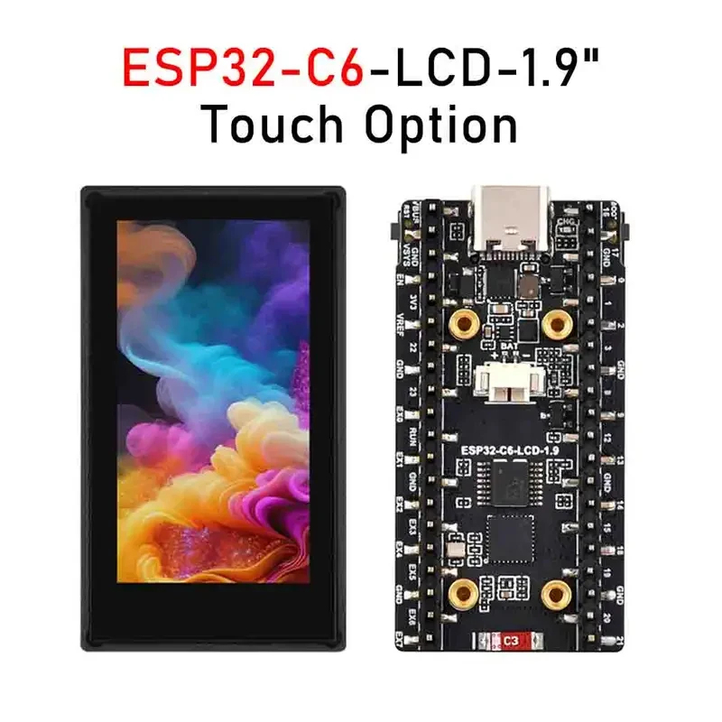 Esp32 C6 - ESP32-C6 1.9-Inch LCD Screen Development Board