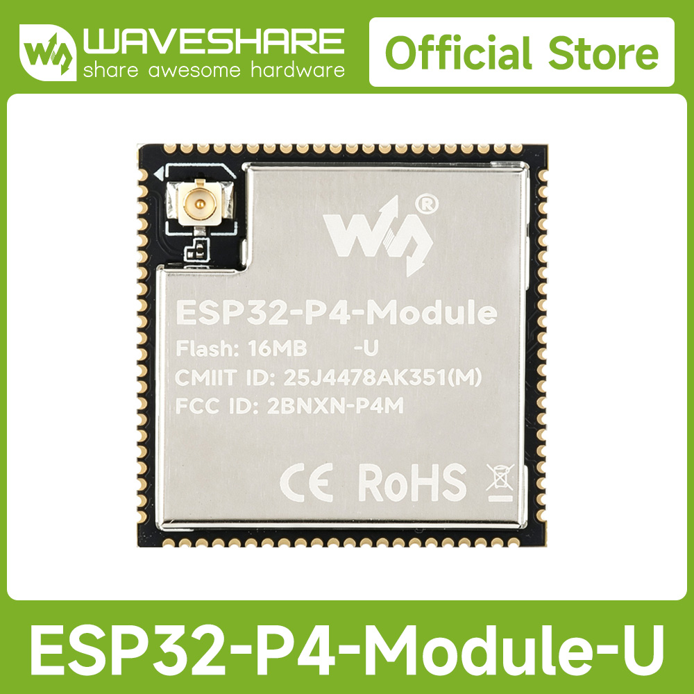Esp32 Development Board - Waveshare ESP32-P4-Module Core Board, Supports 2.4GHz