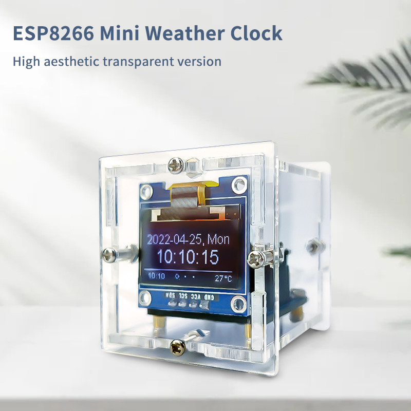ESP8266 Mini Weather Clock Kit - Esp8266 评论和价格