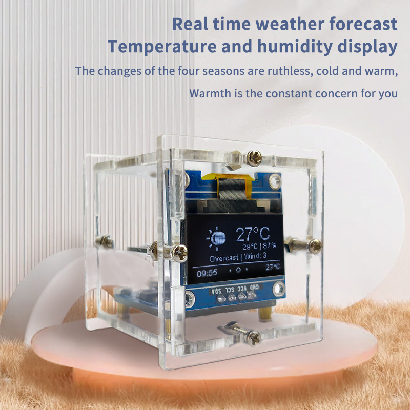 ESP8266 Mini Weather Clock Kit - Esp8266 评论和价格