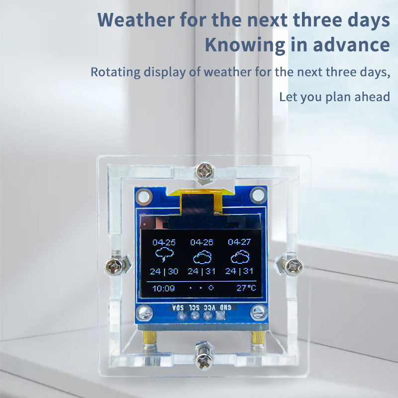 ESP8266 Mini Weather Clock Kit - Esp8266 评论和价格