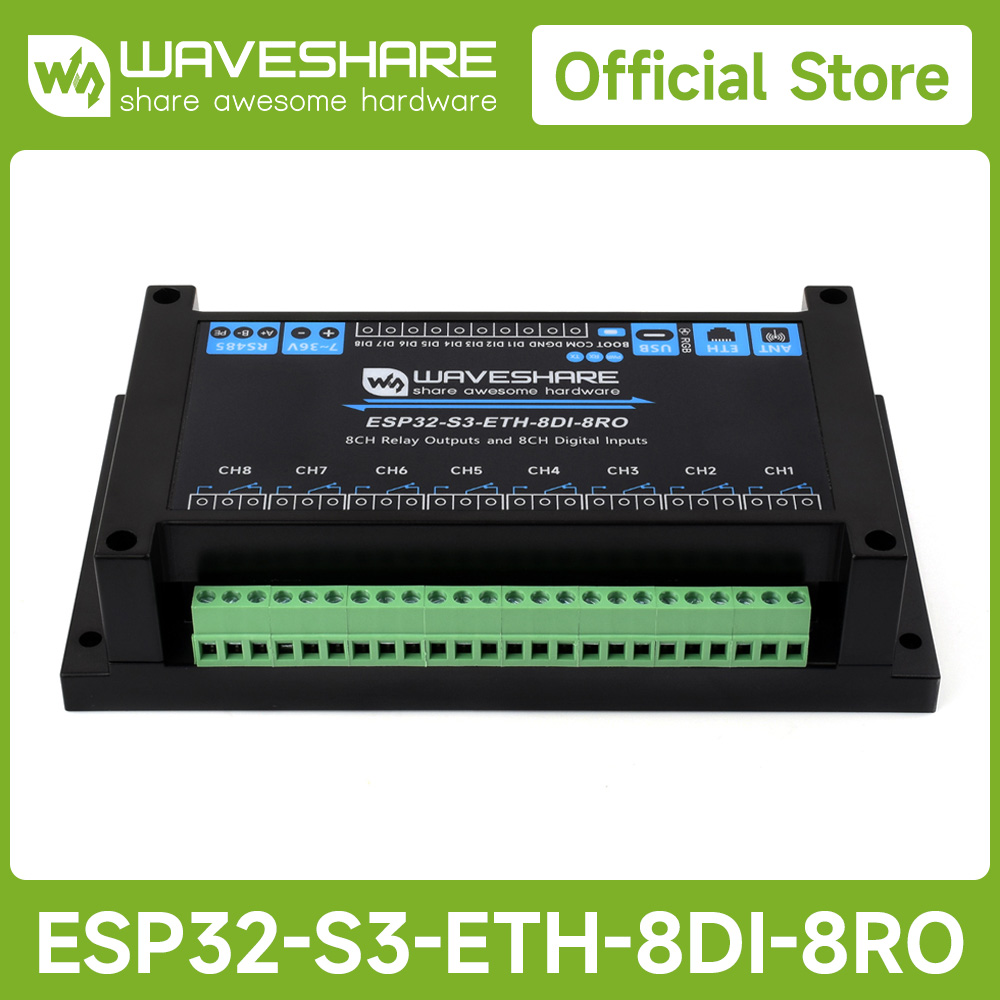 Waveshare Industrial 8-Channel - Esp32 Uart Module 评论和价格
