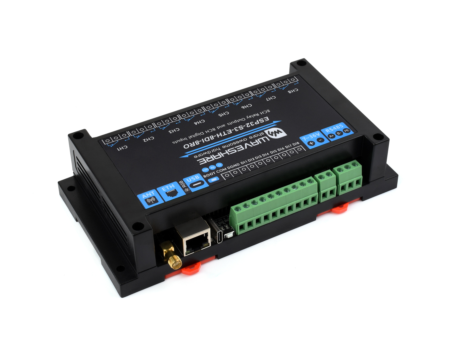 Waveshare Industrial 8-Channel - Esp32 Uart Module 评论和价格