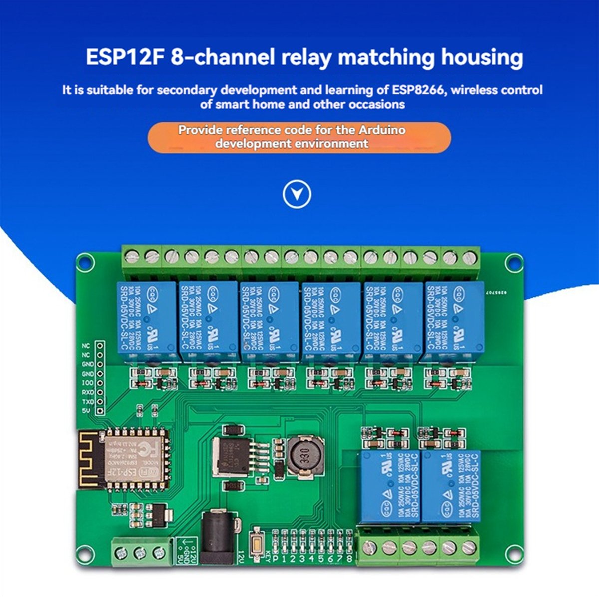 A99X 8-CH Relay Module DC12-24 - Esp8266 评论和价格