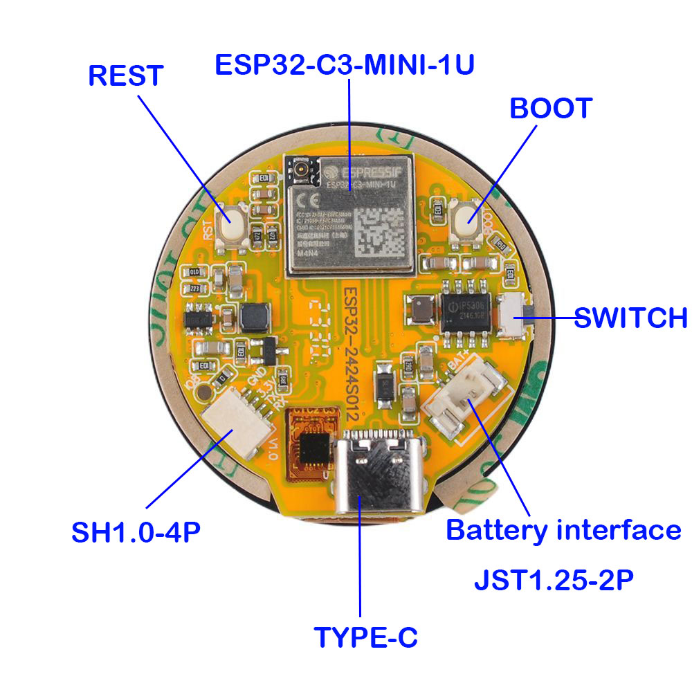 ESP32 Display 1.28 inch ESP32- - Esp32 C3 评论和价格