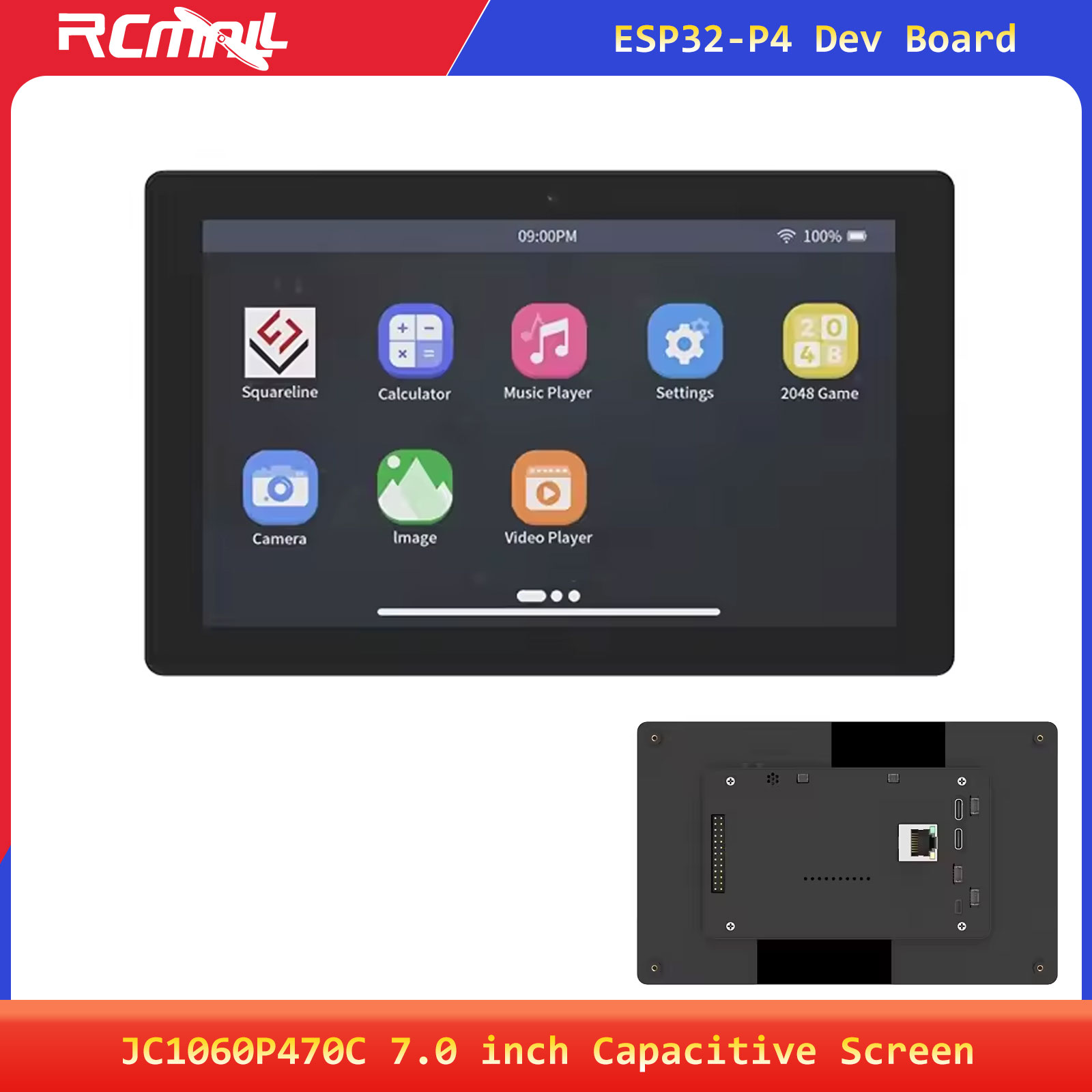 JC1060P470C 7.0inch 1024x600 I - Esp32 C6 评论和价格
