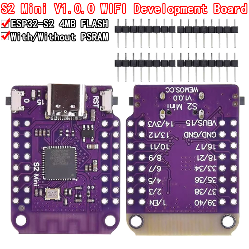 ESP32 S2 Mini V1.0.0 - LOLIN W - Esp32 S2 评论和价格