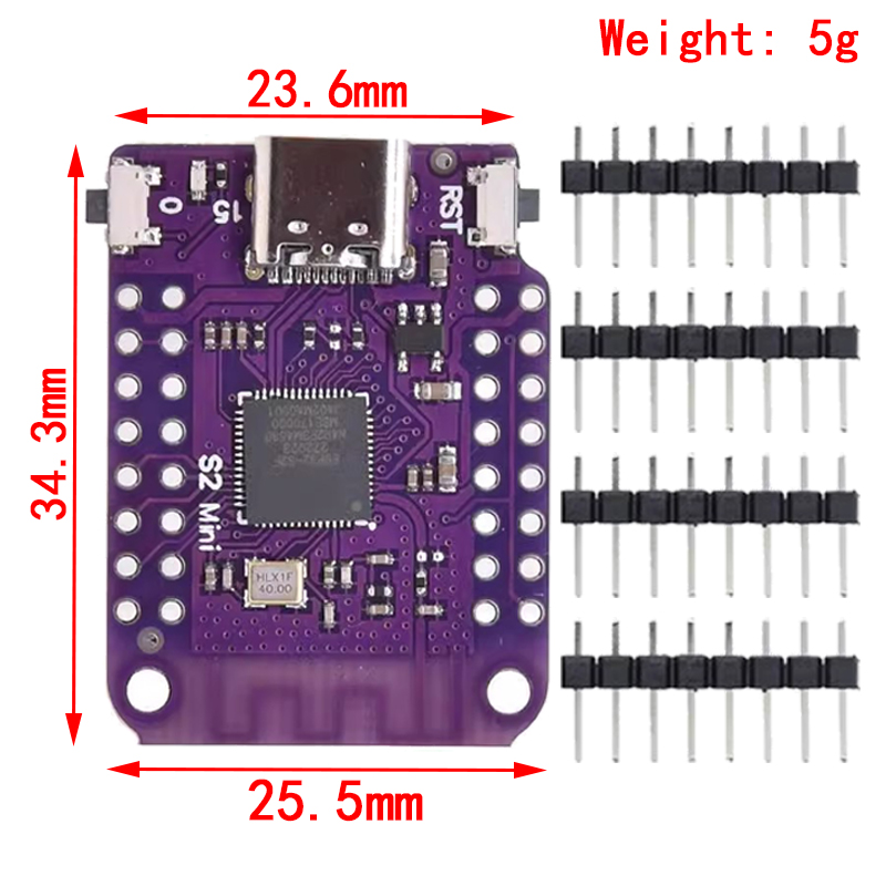 ESP32 S2 Mini V1.0.0 - LOLIN W - Esp32 S2 评论和价格
