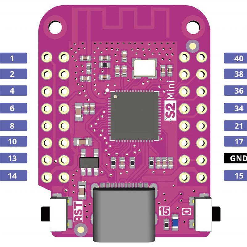 AAAEL-5PCS S2 Mini V1.0.0 ESP3 - Esp32 S2 评论和价格