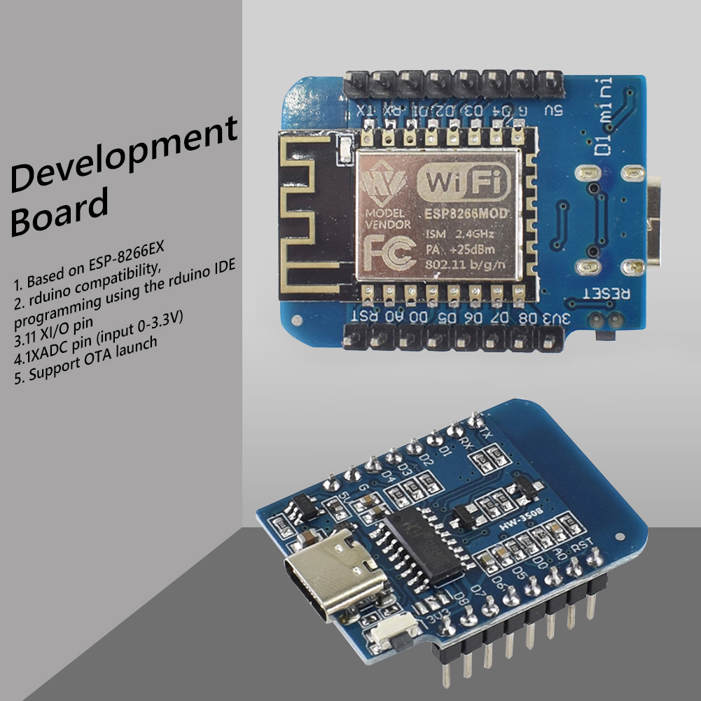 1-10pcs Type-C D1 Mini NodeMcu - Esp8266 Nodemcu 评论和价格