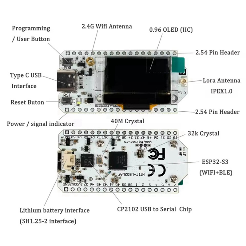 Heltec LoRa32 V3 863-928MHZ ES - Esp32 评论和价格