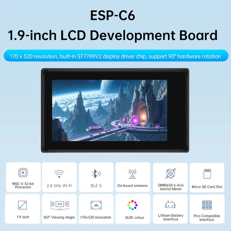 ESP32-C6 1.9-Inch LCD Screen D - Esp32 C6 评论和价格