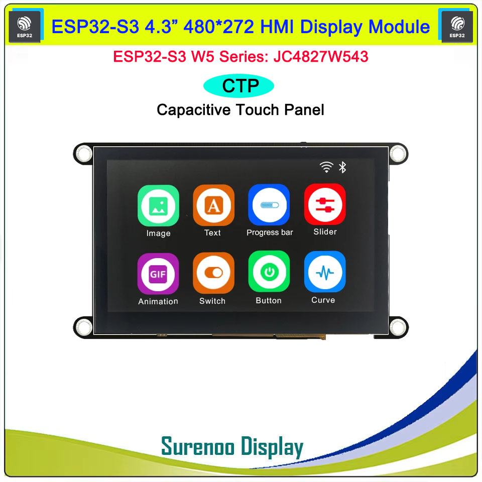 Guition HMI W5 ESP32-S3-N4R8 J - Esp32 P4 评论和价格