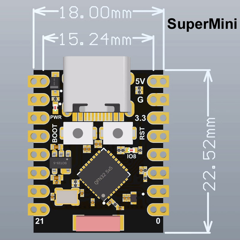 For ESP32-S3 Supermini Pro MIN - Esp32 Wifi Bluetooth Module 评论和价格