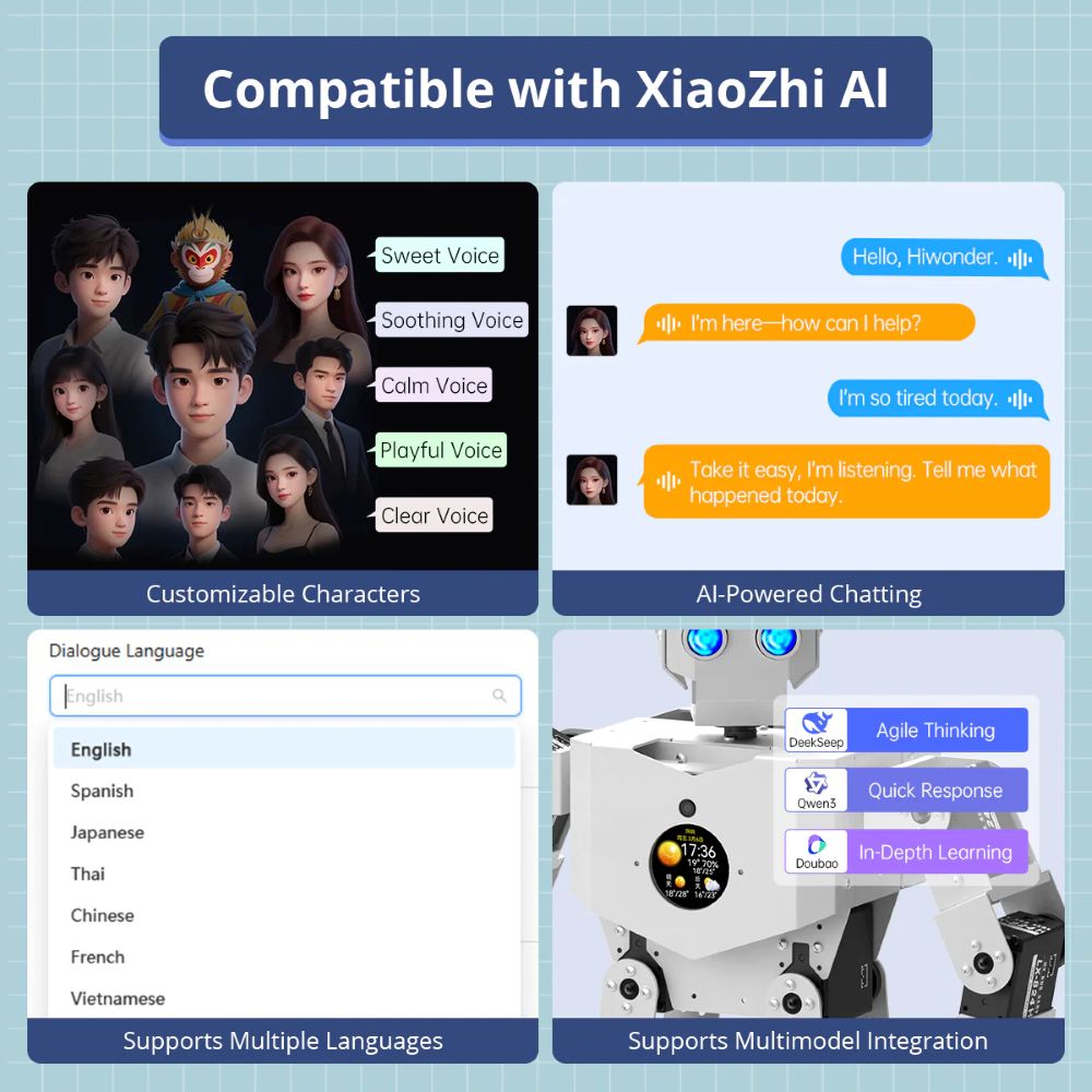 Hiwonder Tonybot Multimodal La - Esp32 评论和价格