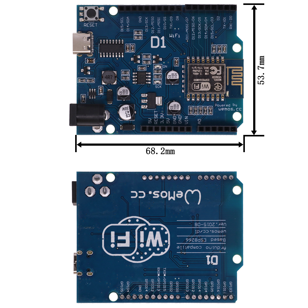ESP-12E WeMos D1 R2 UNO R3 CH3 - Esp8266 Nodemcu 评论和价格