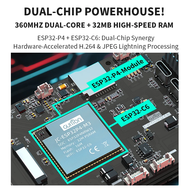 4.3 inch 480x800 IPS Capacitiv - Esp32 C6 评论和价格