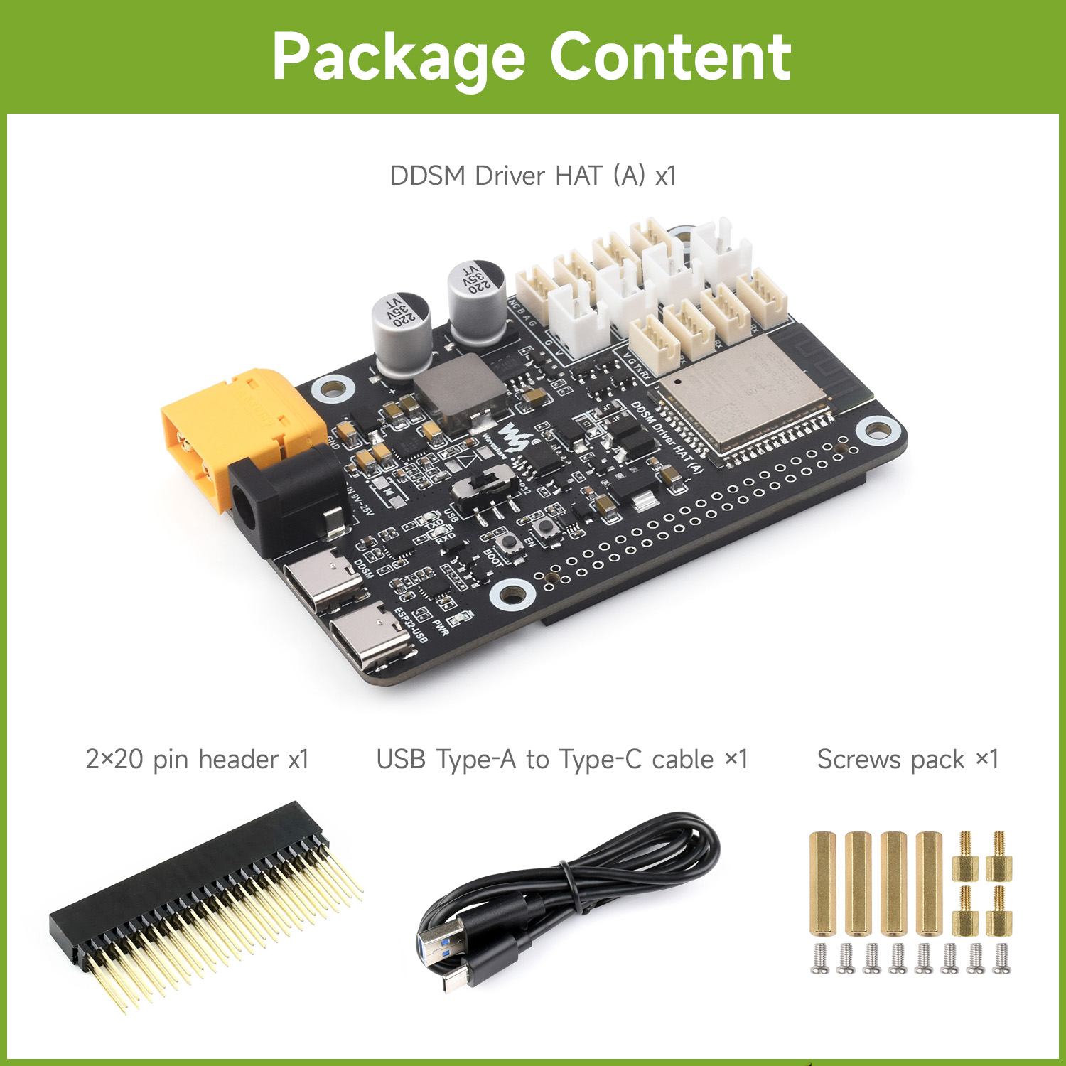 Waveshare Direct Drive Servo M - Esp32 Uart Module 评论和价格